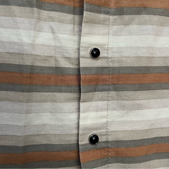 Roper Medium Vintage Long Sleeve Southwestern Aztec  Rodeo Snap Button Shirt G3 - Picture 4 of 5